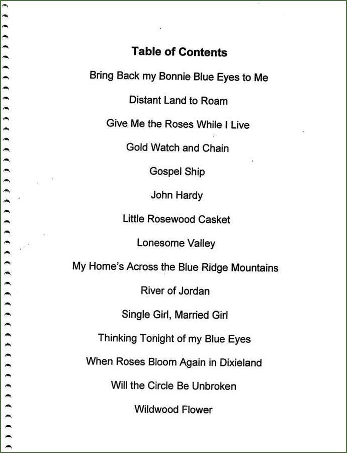 Jim Miller - 15 Tunes In The Public Domain Recorded By The Carter Family, Volume 2, mountain dulcimer songbook, photo 2