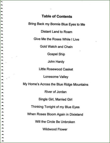 Jim Miller - 15 Tunes In The Public Domain Recorded By The Carter Family, Volume 2, mountain dulcimer songbook, photo 2
