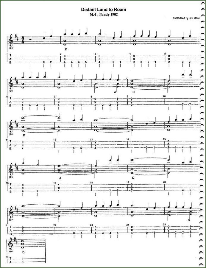 Jim Miller - 15 Tunes In The Public Domain Recorded By The Carter Family, Volume 2, mountain dulcimer songbook, photo 4