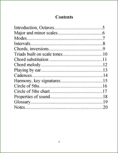 Jim Miller - Intro To Music Theory For The Traditional Musician, mountain dulcimer instruction book, photo 2