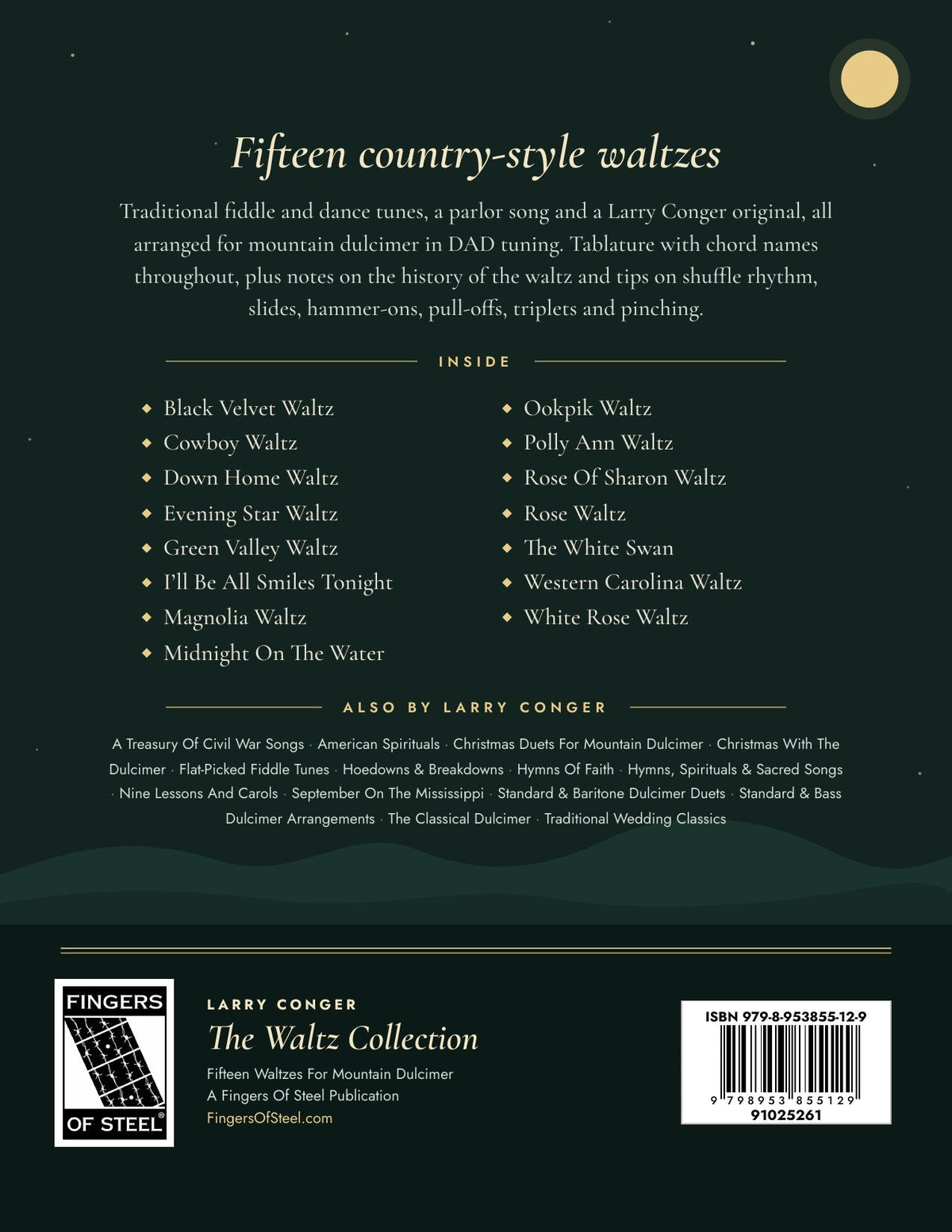 Back cover of The Waltz Collection by Larry Conger