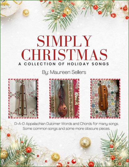Cover of Maureen Sellers - Simply Christmas, mountain dulcimer songbook