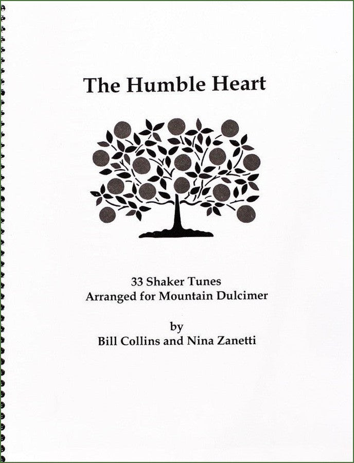 Cover of Nina Zanetti & Bill Collins - The Humble Heart, mountain dulcimer songbook