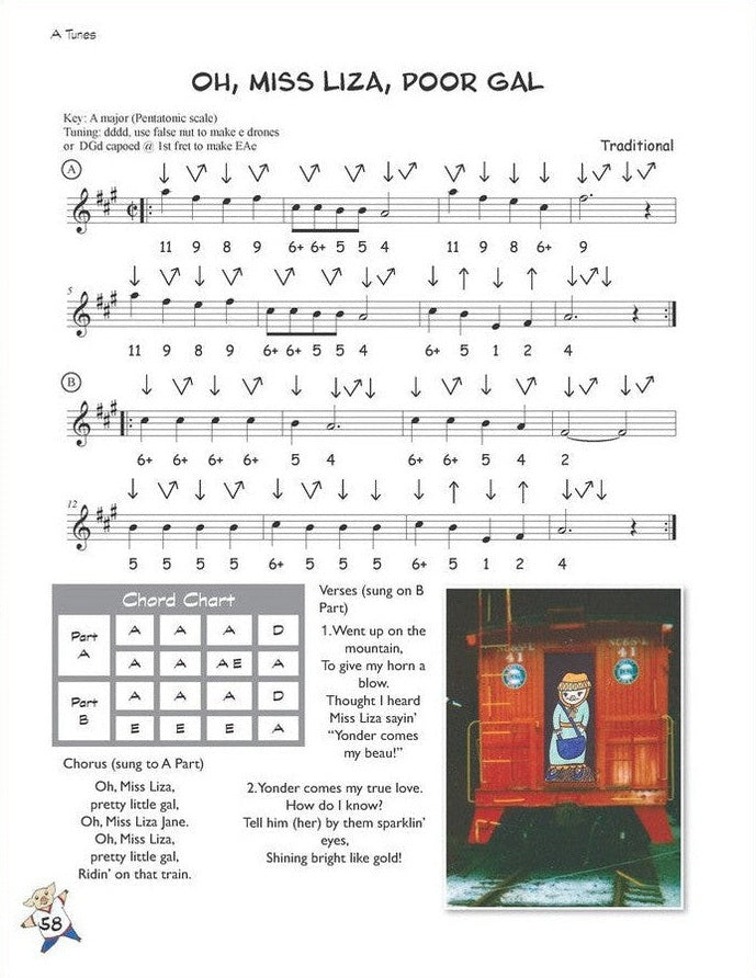 Phyllis Gaskins - Pig In A Pen (And Other Fiddle Ditties For Galax Dulcimer), photo 5