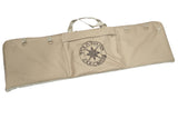 Dulcimer Carrying Case, Tan Color, Embroidered With "FolkRoots® Dulcimers" Logo-Folkcraft Instruments Dulcimer Case Bag