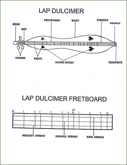 Shelley Stevens - The Baker's Dozen: 13 Songs And Tunes For Mountain Dulcimer - Volume 9 - My First Dulcimer Book, photo 3