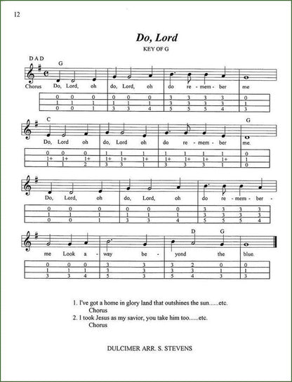 Shelley Stevens - Using The 1 1/2 Fret In DAD Tuning, mountain dulcimer instruction book, photo 4