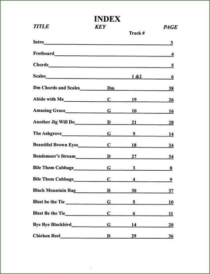 Shelley Stevens - Using The 1 1/2 Fret In DAD Tuning, mountain dulcimer instruction book, photo 6