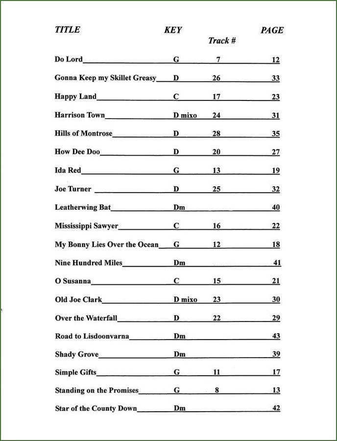 Shelley Stevens - Using The 1 1/2 Fret In DAD Tuning, mountain dulcimer instruction book, photo 7
