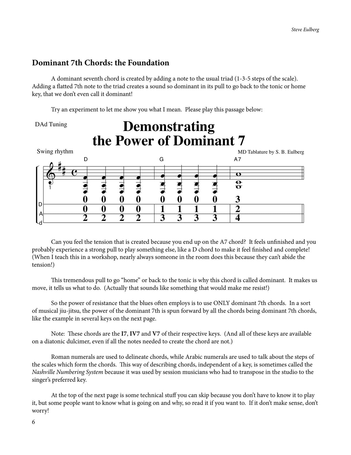 Steve Eulberg - Playing Blues On The Mountain Dulcimer, photo 4
