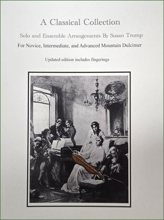 Cover of Susan Trump - A Classical Collection, mountain dulcimer songbook