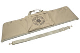 Dulcimer Carrying Case, Tan Color, Embroidered With "FolkRoots® Dulcimers" Logo-Folkcraft Instruments Dulcimer Case Bag