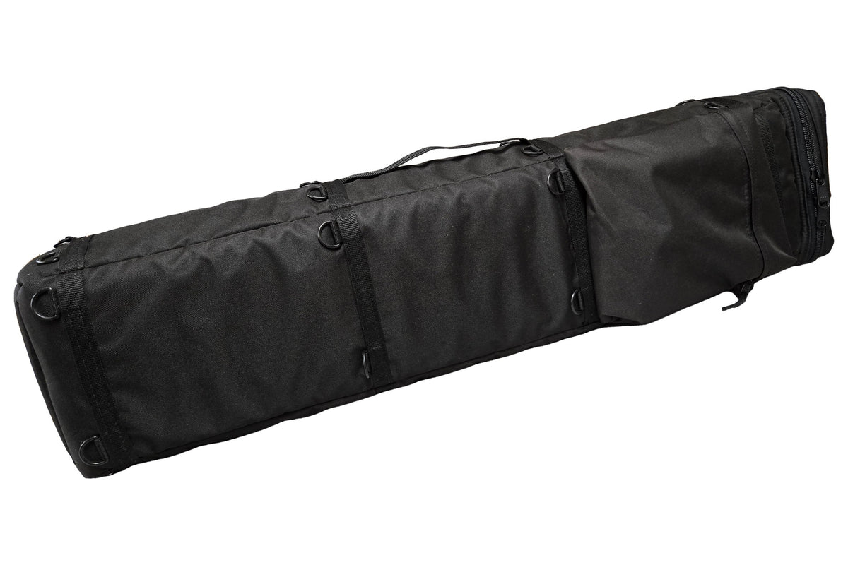 Deluxe Rigid Dulcimer Case (No Logo), black, back view
