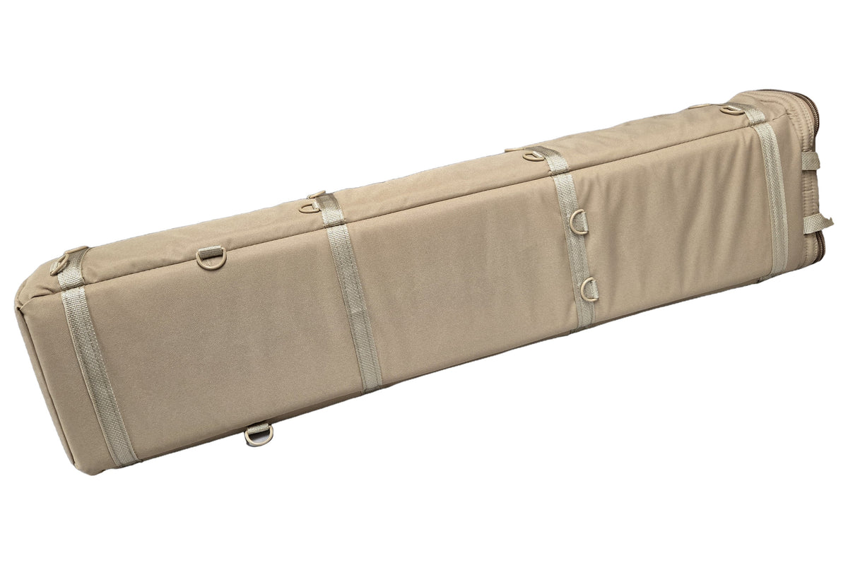 Deluxe Rigid Dulcimer Case (No Logo), tan, back view