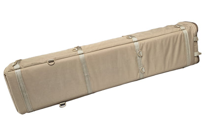 Deluxe Rigid Dulcimer Case (No Logo), tan, back view