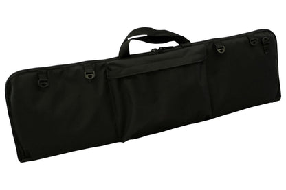 Dulcimer carrying case, no logo, black, front view