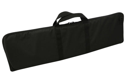 Dulcimer carrying case, no logo, black, back view
