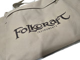 Dulcimer Carrying Case, Tan Color, Embroidered With "Folkcraft® Instruments" Logo-Folkcraft Instruments Dulcimer Case Bag