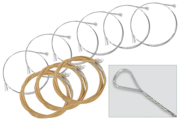 Folkcraft® Hammered Dulcimer String Set, Model 16/15, Loop End