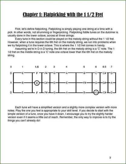Aaron O'Rourke - 1 1/2 Fret: Using It And Getting The Most Out Of It, mountain dulcimer instruction book, photo 3