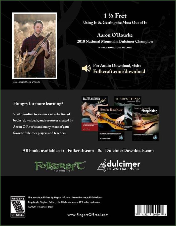 Aaron O'Rourke - 1 1/2 Fret: Using It And Getting The Most Out Of It, mountain dulcimer instruction book, photo 7