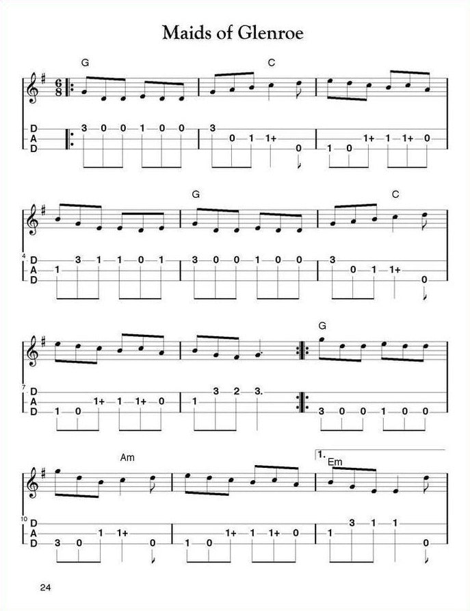 Aaron O'Rourke - Irish Session Tunes, Volume 2, mountain dulcimer songbook, photo 5