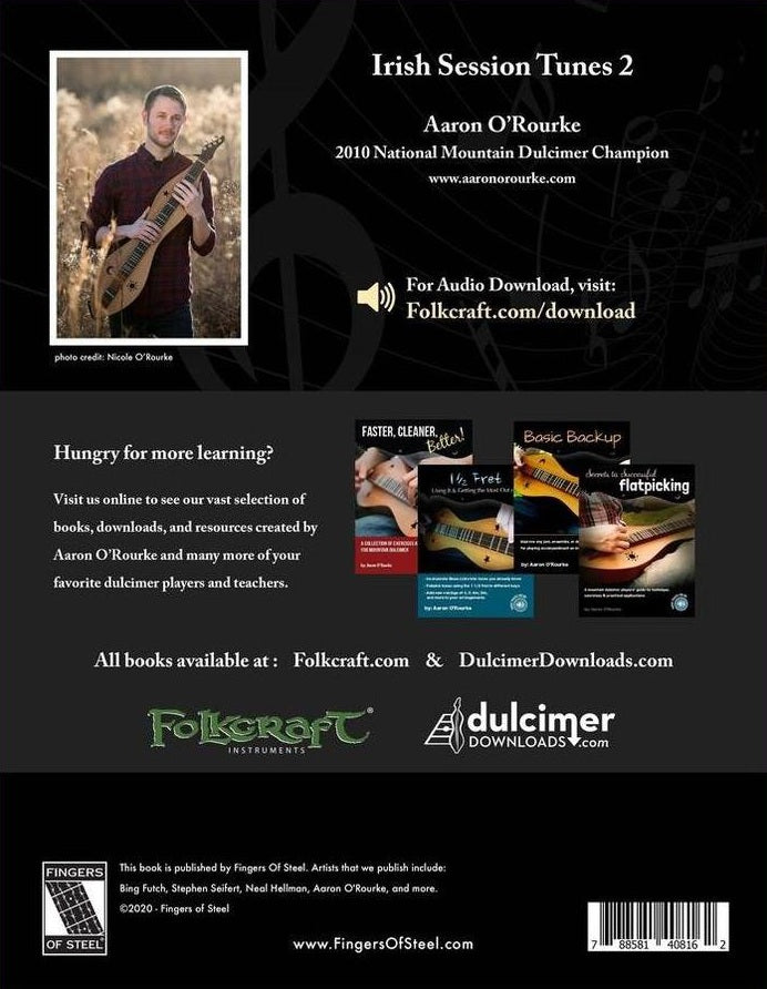 Aaron O'Rourke - Irish Session Tunes, Volume 2, mountain dulcimer songbook, photo 7