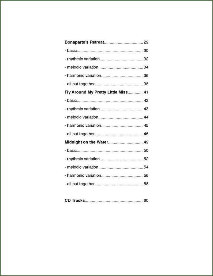 Aaron O'Rourke - Mastering Variations, Volume 1, mountain dulcimer songbook, photo 3