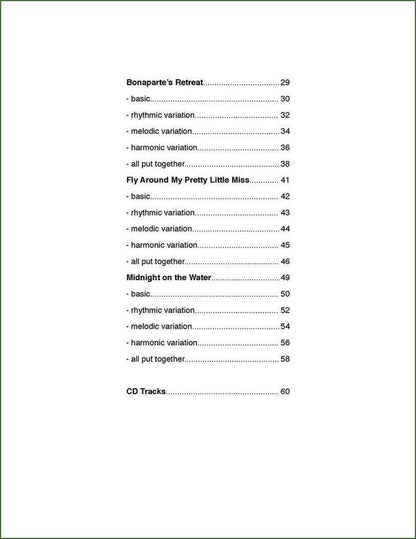 Aaron O'Rourke - Mastering Variations, Volume 1, mountain dulcimer songbook, photo 3