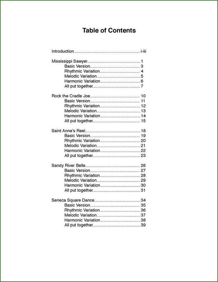 Aaron O'Rourke - Mastering Variations, Volume 2, mountain dulcimer songbook, photo 2