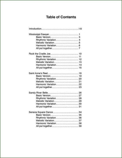 Aaron O'Rourke - Mastering Variations, Volume 2, mountain dulcimer songbook, photo 2