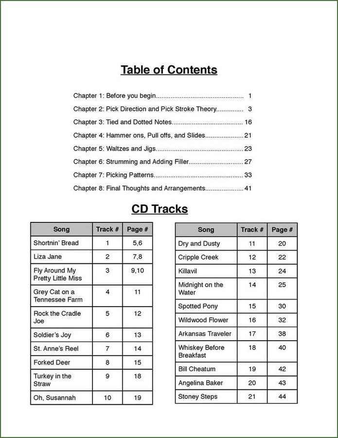 Aaron O'Rourke - Secrets To Successful Flatpicking, mountain dulcimer instruction book, photo 2