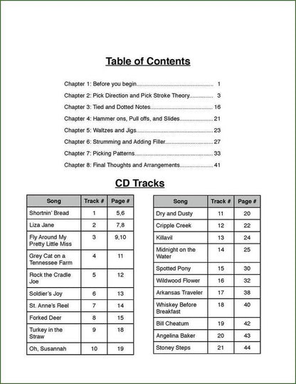Aaron O'Rourke - Secrets To Successful Flatpicking, mountain dulcimer instruction book, photo 2