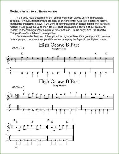 Aaron O'Rourke - Tunes And Techniques - Cripple Creek, mountain dulcimer songbook, photo 4
