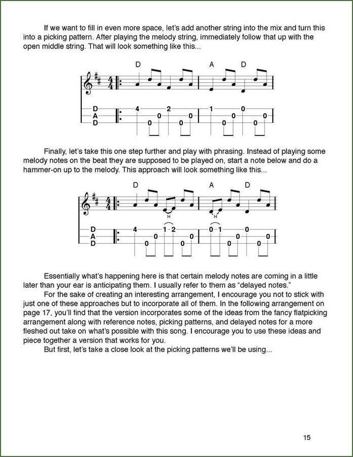 Aaron O'Rourke - Tunes And Techniques - Old Grey Cat On A Tennessee Farm, mountain dulcimer songbook, photo 4