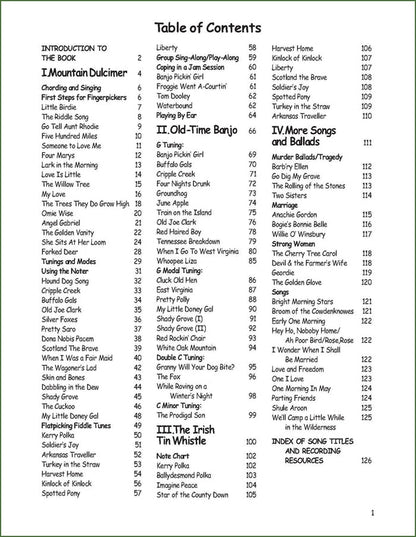 Aubrey Atwater - Song By Song, Vol. I, mountain dulcimer songbook, photo 2