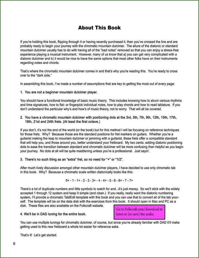 Bing Futch - Method For Chromatic Mountain Dulcimer, photo 3