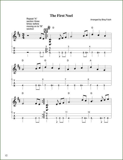 Bing Futch - Mountain Dulcimer In The Band, Book 4 (Christmas), photo 4
