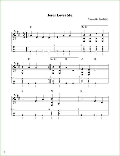 Bing Futch - Mountain Dulcimer In The Band, Book 5 (Spirituals), photo 3