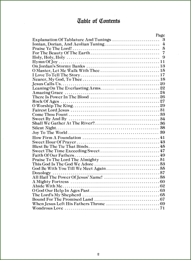 Bud And Donna Ford - The Dulcimer Hymn Book-Folkcraft Instruments
