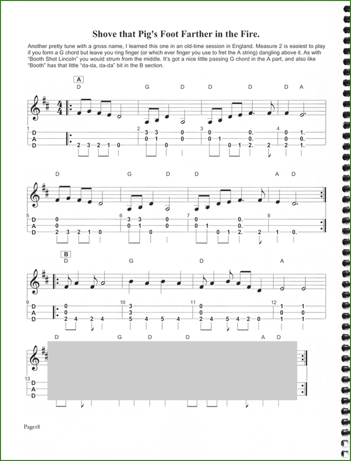 Butch Ross - 13 Great Tunes That (Almost) Nobody Plays-Folkcraft Instruments