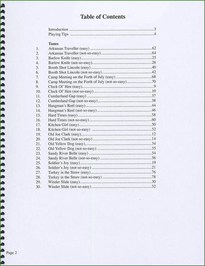 Butch Ross - Songs For Work And Play, mountain dulcimer songbook, photo 2
