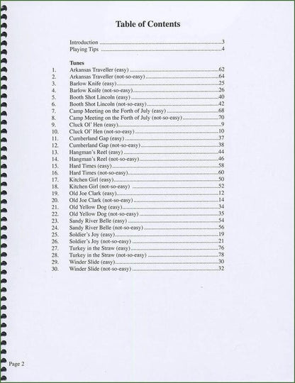 Butch Ross - Songs For Work And Play, mountain dulcimer songbook, photo 2