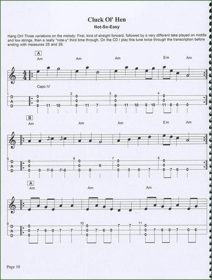 Butch Ross - Songs For Work And Play, mountain dulcimer songbook, photo 4