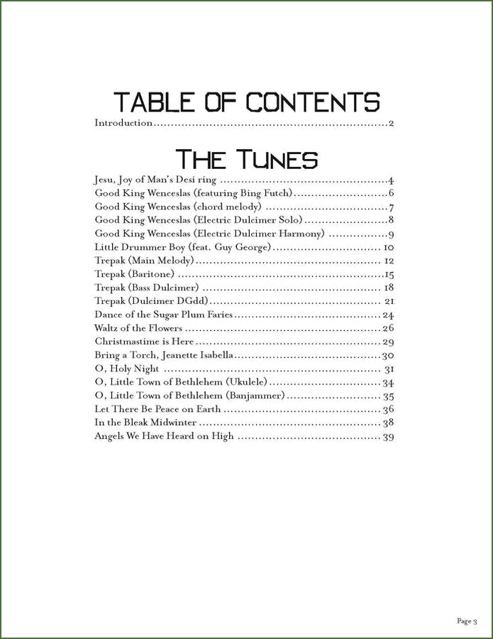Butch Ross - The Crash Bang Dulcimer Christmas Book, photo 2