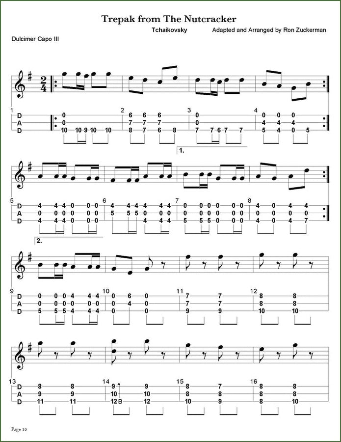 Butch Ross - The Crash Bang Dulcimer Christmas Book, photo 4