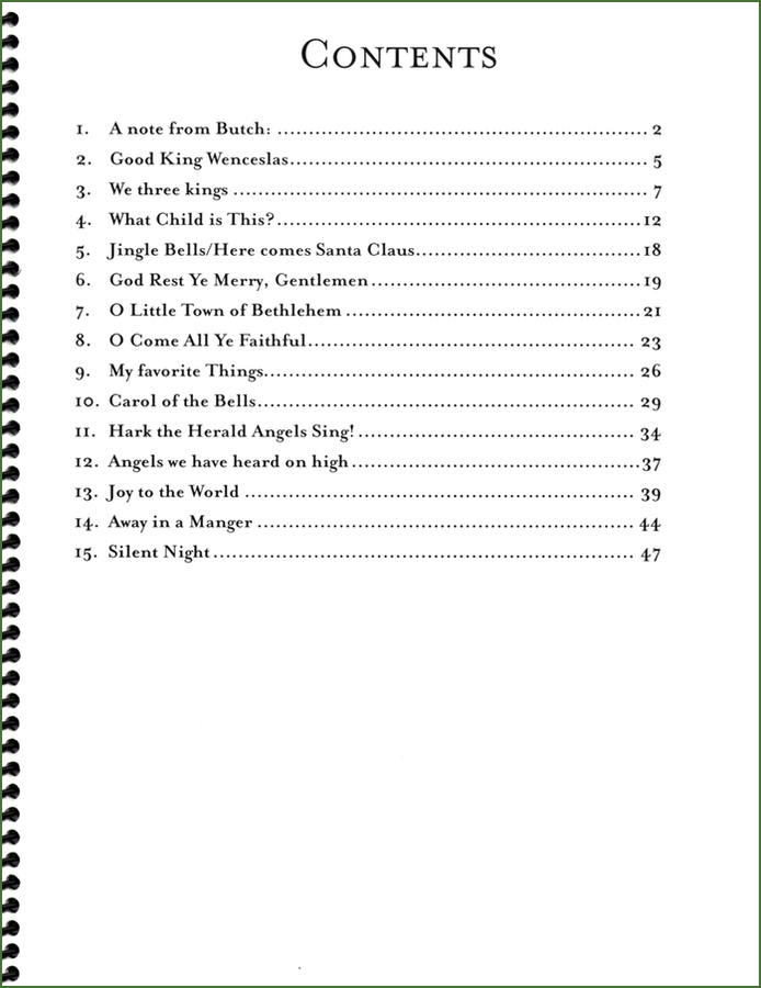 Butch Ross - The Dulcimer Christmas Book-Folkcraft Instruments