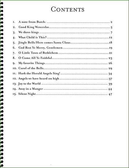 Butch Ross - The Dulcimer Christmas Book-Folkcraft Instruments