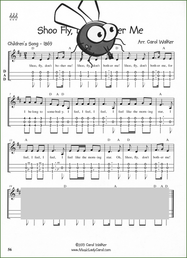 Carol Walker - DNA Dulcimer Ditties, Book 1-Folkcraft Instruments