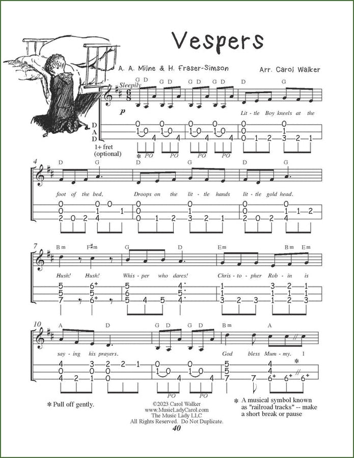 Carol Walker - Pooh Songs For Mountain Dulcimer, Volume One, photo 3